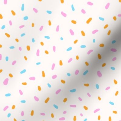 Party celebration - bright neon pastel polka dots, spots, marks