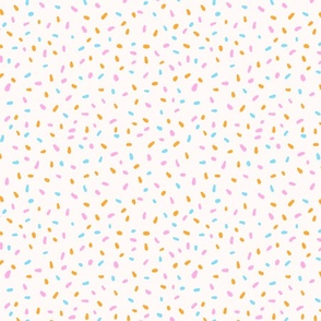 Party celebration - bright neon pastel polka dots, spots, marks