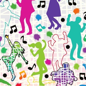 Rainbow Dance Party - Party Wall Design Challenge - Medium