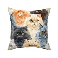 Fluffy Cats - large 