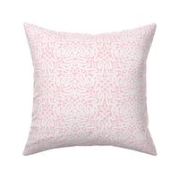 Large White Coquette Lace on Pink