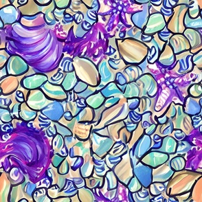 colorful pebbles