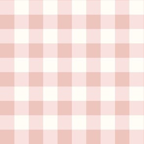 gingham - dusty pink 