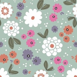 floral happiness (green)