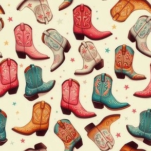 Western Kicks - Colourful Western cowboy boots