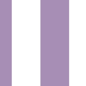 6 inch vertical stripe purple and white