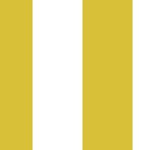 6 inch vertical stripe yellow and white