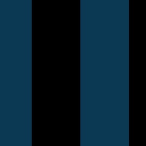 6 inch vertical stripe navy blue and black