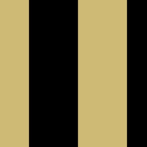 6 inch black and honey yellow vertical stripes