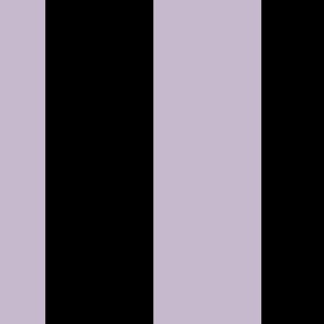 6 inch black and violet purple vertical stripes