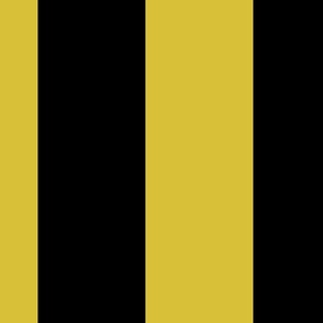6 inch vertical stripe yellow and black