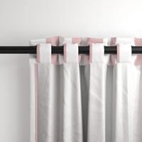 3 inch white and light baby pink vertical stripes