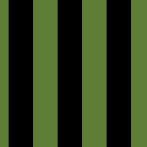 3 inch vertical stripe black and green