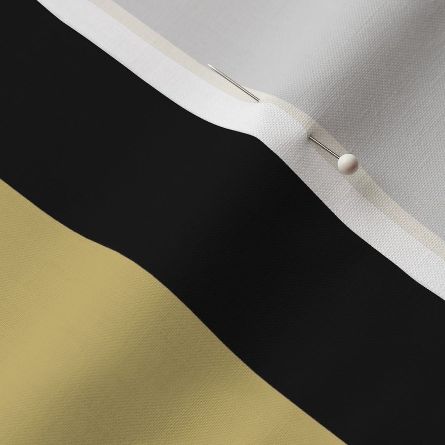 3 inch vertical stripe black and honey yellow