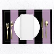 3 inch vertical stripe black and lavender violet purple