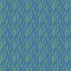 Blue and Green Zebra Stripe Print - small