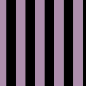 2 inch vertical stripe black and purple