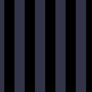 2 inch vertical stripe black and dark plum purple