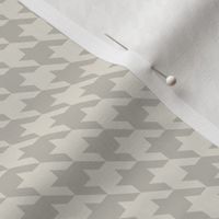 Small Houndstooth - Monochromatic Stone Greige