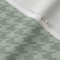 Small Houndstooth - Monochromatic Laurel Green