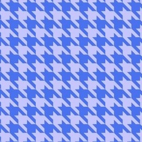 Small Houndstooth - periwinkle and blue
