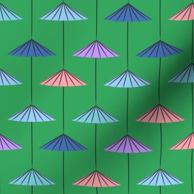 Cocktail Umbrellas_ Green