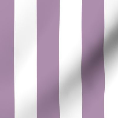 1.5 inch vertical stripe in white and purple