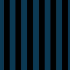 1.5 inch vertical stripe black and dark blue