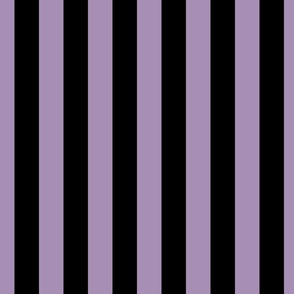 1.5 inch vertical stripe black and violet purple