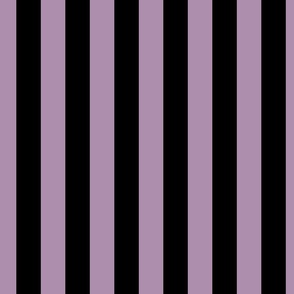 1.5 inch vertical stripe black and purple