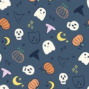 cute halloween colour navy