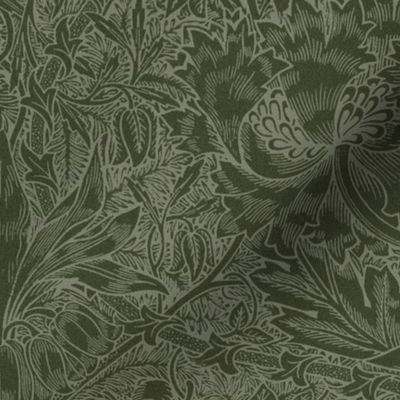 HONEYSUCKLE AND TULIP (Old World Style) IN KOMODO  - WILLIAM MORRIS - Full Size/Large Scale