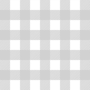 2 inch buffalo checks dove gray white, traditional, plaid, farmhouse