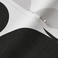 Bauhaus Modern Geometry No.001 - Black and White Shapes / Large / Eva Matise