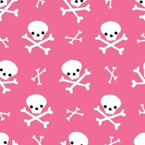 medium skulls / pink