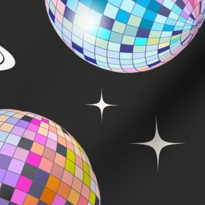 Space Disco Balls Party