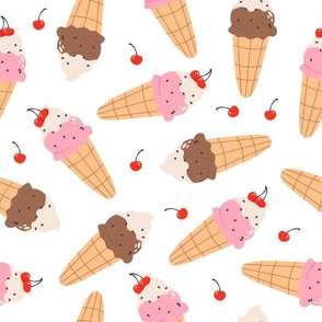 ice cream cherry