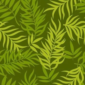 tropical leaves pattern 2