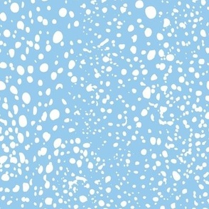 Kelp Dot - Geometric Irregular Dot Blue White Regular