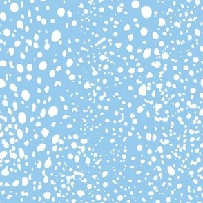 Kelp Dot - Irregular Dot Geometric Blue White Regular