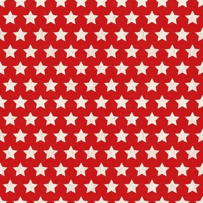 ( S ) textured white and red stars