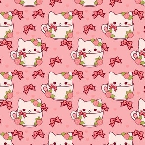  Strawberry Tea Kitty Medium Pattern