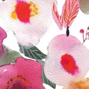 bright watercolour  floral