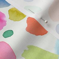 Colorful splatter abstract watercolor Medium