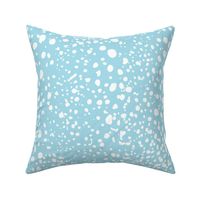 Kelp Dot - Geometric Irregular Dot Adrift Blue White Large