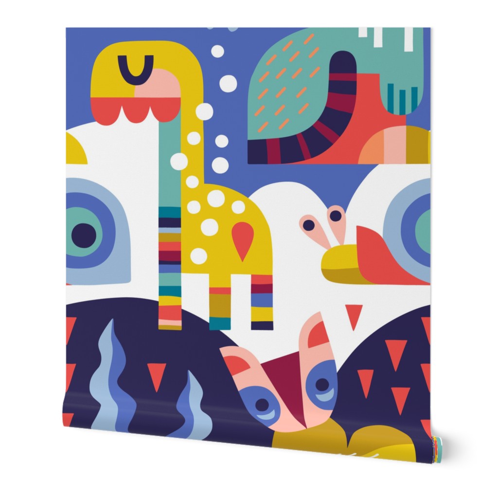 Abstract Colorful Animals Jumbo