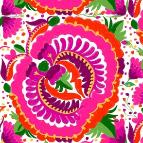  Thai Embroidery Travel Inspired Happy Pattern - World Traveler Collection