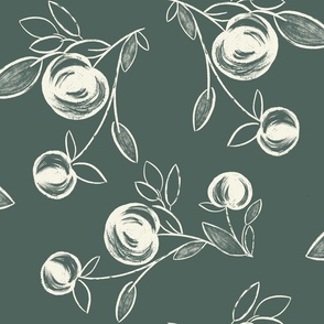 Chalkboard Apple Branches 