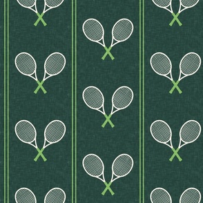 Tennis Racquets - green/dark green - LAD24