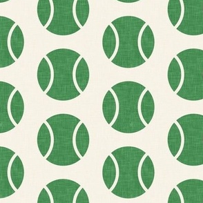 tennis balls - green/cream - LAD24